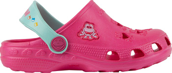 Chodaki sandały klapki dla dzieci Coqui Little Frog fuksja-mięta 8701-100-3644A/8701-100-3644