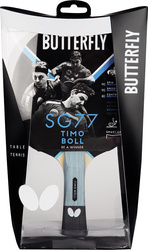 Rakietka do tenisa stołowego ping ponga Butterfly Timo Boll SG77 85027