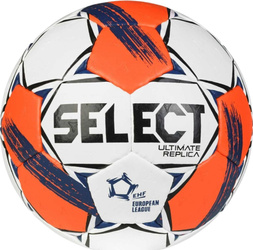 Piłka ręczna Select Ultimate European League Replic 3 v25 EHF biało-pomarańczowa 13521