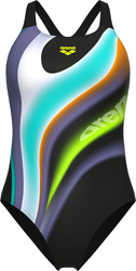 Damski Strój Kąpielowy Women's Arena Water Fluids Swimsuit Swim  dress blues rozmiar 30