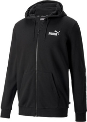 Bluza męska Puma ESS  Tape Full-Zip Hoodie TR czarna 848768 01