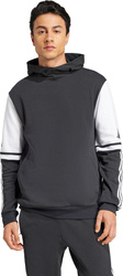 Bluza męska adidas Squadra 25 Sweat Hoody czarno-biała JE2776