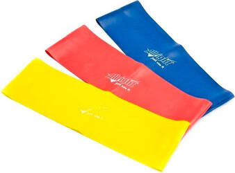 Taśmy gumy oporowe zestaw 3 szt X-Band Allright 7,6 cm