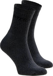Męskie skarpety za kostkę Hi-tec Chiro 3 pary 88453-dk Gr M/blk dark grey melange/black rozmiar 36-39