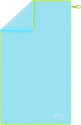 Ręcznik z mikrofibry szybkoschnący Nils Aqua NAR12 jasnoniebieski 180x100 cm