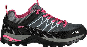 Buty trekkingowe damskie CMP Rigel Low WP szaro-czarno-różowe 3Q13246103Q