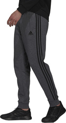 Spodnie męskie adidas Essentials French Terry Tapered Cuff 3-Stripes Pants szare H12256