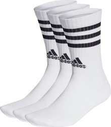 Skarpety adidas 3-Stripes Cushioned Crew Socks 3P białe HT3458