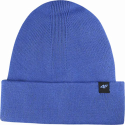 Czapka zimowa ciepła  4F U556 kobalt 4FWAW25ACAPU556 36S