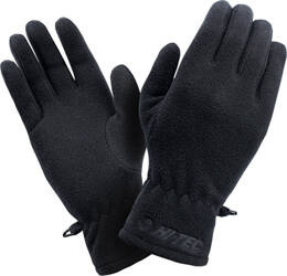 Damskie rękawiczki zimowe Hi-Tec Lady Salmo polarowe czarne rozmiar L/XL