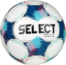 Piłka nożna Select Brillant Super Fifa Quality Pro v25 biało-niebieska 19114