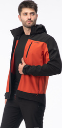 Męska kurtka przejściowa softshell Hi-tec Nikko membrana 10000mm rozmiar XXL