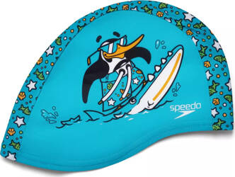 Dziecięcy czepek pływacki poliestrowy Speedo Printed Poliester Cap IU