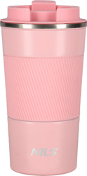 Kubek termiczny turystyczny termos Nils Camp NCC09 różowy 510 ml