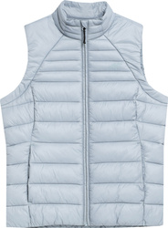 Kamizelka damska puchowa 4F F091 niebieska 4FSS23TDJAF091 34S