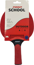 Rakietka do tenisa stołowego ping-ponga Point School Outdoor czerwona