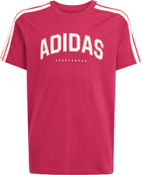 Koszulka dla dzieci adidas Codes Collegiate Graphic Tee różowa KA9764