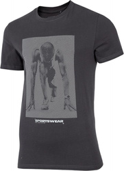 Koszulka męska 4F szara H4Z22 TSM035 22S