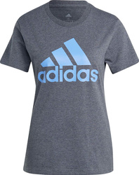 Koszulka damska adidas Loungewear Essentials Logo Tee szara IC0634