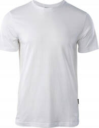 Męska koszulka bawełniana Hi-tec Plain biała rozmiar XXL