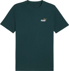 Koszulka męska Puma Ess 2 Color Small No. 1 Logo Tee morska zieleń 684717 75