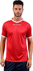 Koszulka Givova Revolution Interlock czerwono-biała MAC04 1203