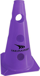 Pachołek stożek słupek treningowy z otworami Yakima Sport 23 cm