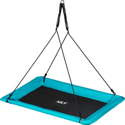 Bocianie gniazdo huśtawka Nils Camp NB5043 turkusowe 150 × 80 cm