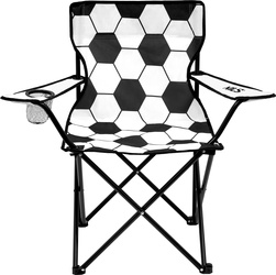 Krzesło turystyczne plażowe składane Nils Camp  NC3303 czarno-białe 53x85×53 cm