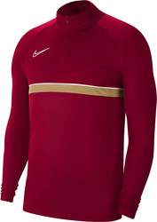 Bluza dla dzieci Nike NK DF Academy 21 Drill Top bordowa CW6112 677