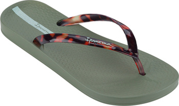 Klapki japonki damskie Ipanema Anat khaki 83475-AJ405