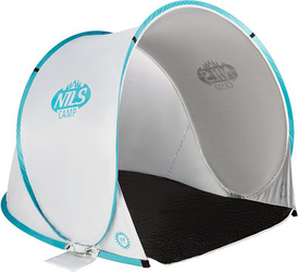 Namiot plażowy samorozkładający podłoga Nils Camp NC3173 szaro-turkusowy
