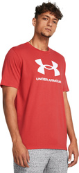 Koszulka męska Under Armour Sportstyle Logo czerwona 1382911 814