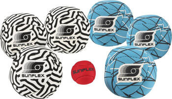 Zestaw piłek do gry w zośke Sunflex Extreme boccia neoremix 74490