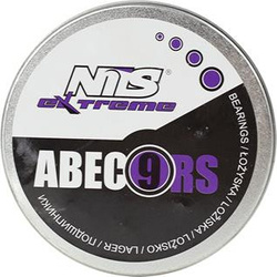 Łożyska ABEC-9 RS Carbon metal Nils Extreme 8 sztuk