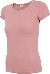 Koszulka damska 4F jasnoróżowa H4L22 TSD350 56S