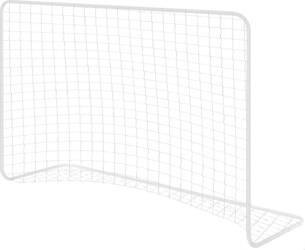 Bramka do piłki nożnej Enero  z siatką 182x122x61cm biała
