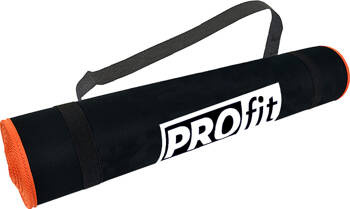 Mata do ćwiczeń Profit 180x60x0,6cm czarno-pomarańczowa DK 705