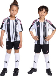 Zestaw dzięciecy komplet sportowy koszulka spodenki adidas Juventus 25/26 Home biało-czarny JN5220