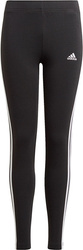Legginsy dla dzieci adidas Essentials 3 Stripes czarne GN4046