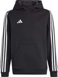 Bluza dla dzieci adidas Tiro 23 League Sweat Hoodie czarno-biała HS3606