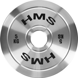 Talerz olimpijski stalowy kalibrowany na gryf olimpijski HMS TOS50 5 kg