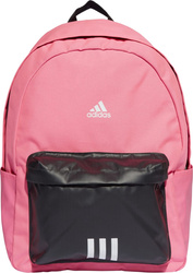 Plecak sportowy szkolny miejski adidas Classic Badge of Sport 3-Stripes różowo-czarny IK5723