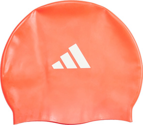Czepek pływacki dla dzieci adidas 3-Stripes pomarańczowy IM1043