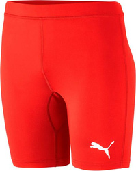 Spodenki termoaktywne męskie Puma Liga Baselayer Short Tight czerwone 655924 01