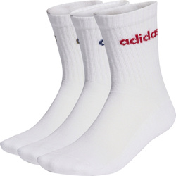 Skarpety adidas Linear Crew Cushioned Socks 3 Pairs białe KD1716