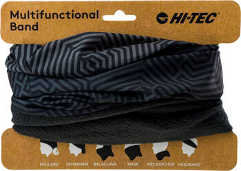 Komin wielofunkcyjny szal Hi-Tec Rine maska kominiarka szary