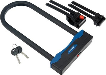 Zapięcie rowerowe Gerda Ultra Strong Plus 320/165L jarzmo kwadratowe 14 mm,z uchwytem transportowym czarne OSUL0320165 06L2ZP