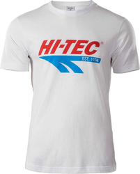Koszulka t-shirt bawełniana męska Hi-tec Retro biała rozmiar XXL