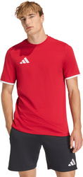 Koszulka męska adidas Entrada 26 Tee czerwona JZ6676
